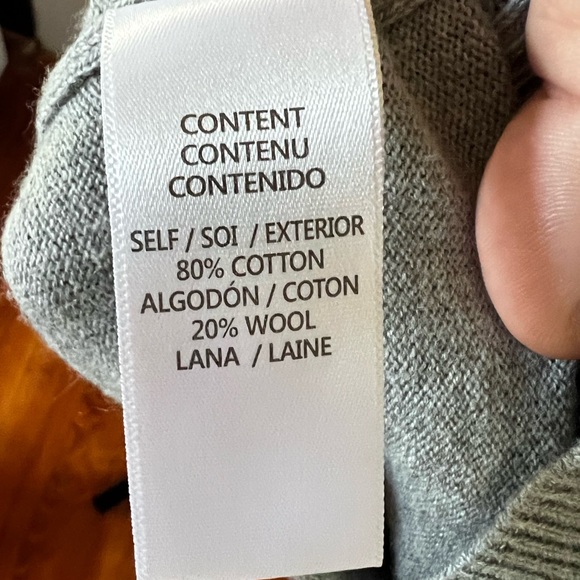 NWT WAYF Turtleneck Tunic Sweater, Gray, Size 8 - Picture 5 of 6